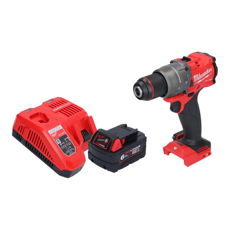 Milwaukee M18 FPD3-601 Akku Schlagbohrschrauber 18 V 158 Nm Brushless + 1x Akku 6,0 Ah + Ladegerät