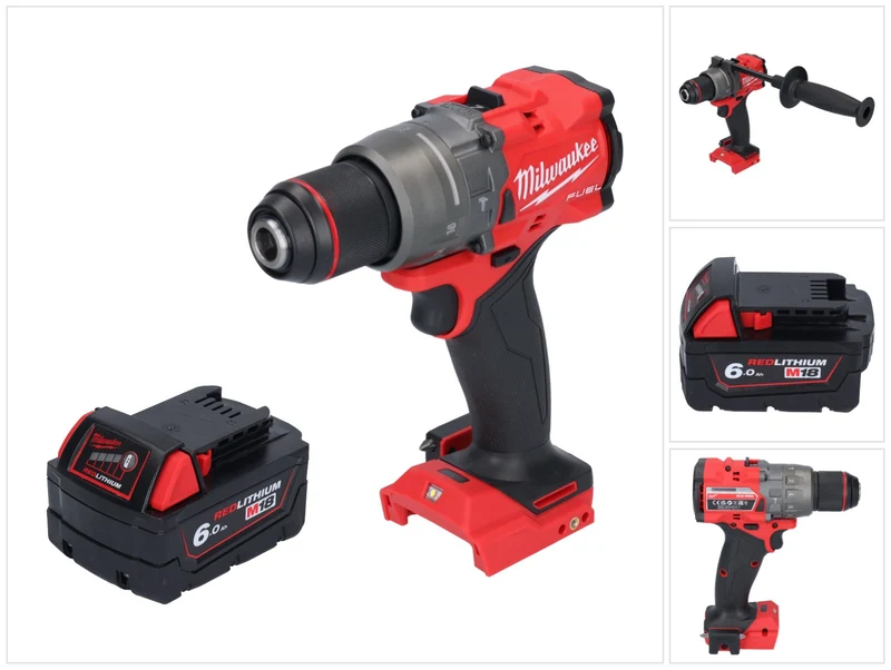 Milwaukee M18 FPD3-601 Akku Schlagbohrschrauber 18 V 158 Nm Brushless + 1x Akku 6,0 Ah - ohne Ladegerät