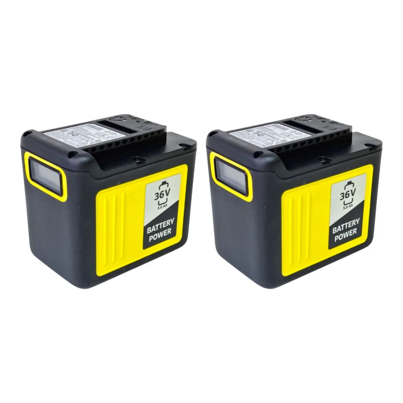 Kärcher 2x Battery Power 36/50 Akku 36 V 5,0 Ah / 5000 mAh mit Ladestandsanzeige