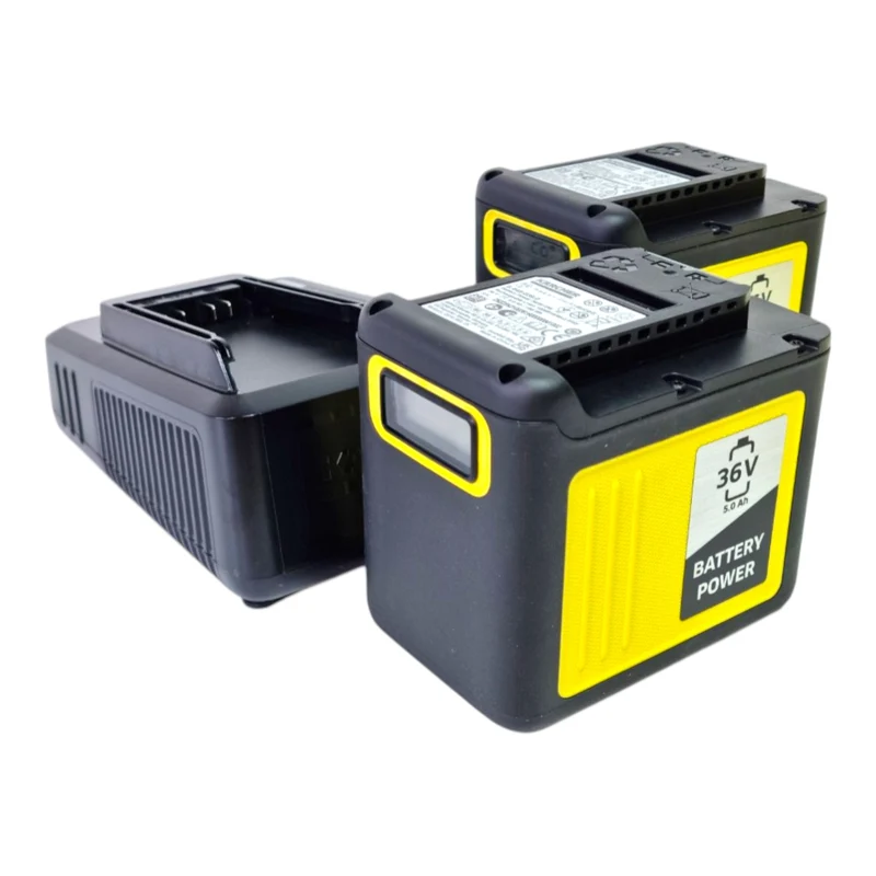 Kärcher Starter Kit Battery Power 2x 36/50 Ladegerät + 2x Akku 5,0 Ah