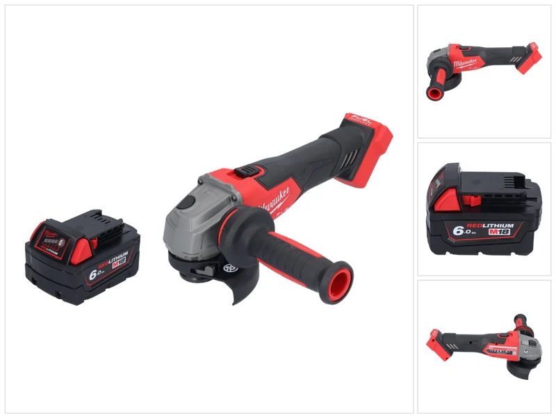 Milwaukee M18 FSAG115X-601 Akku Winkelschleifer 18 V 115 mm Brushless + 1x Akku 6,0 Ah - ohne Ladegerät
