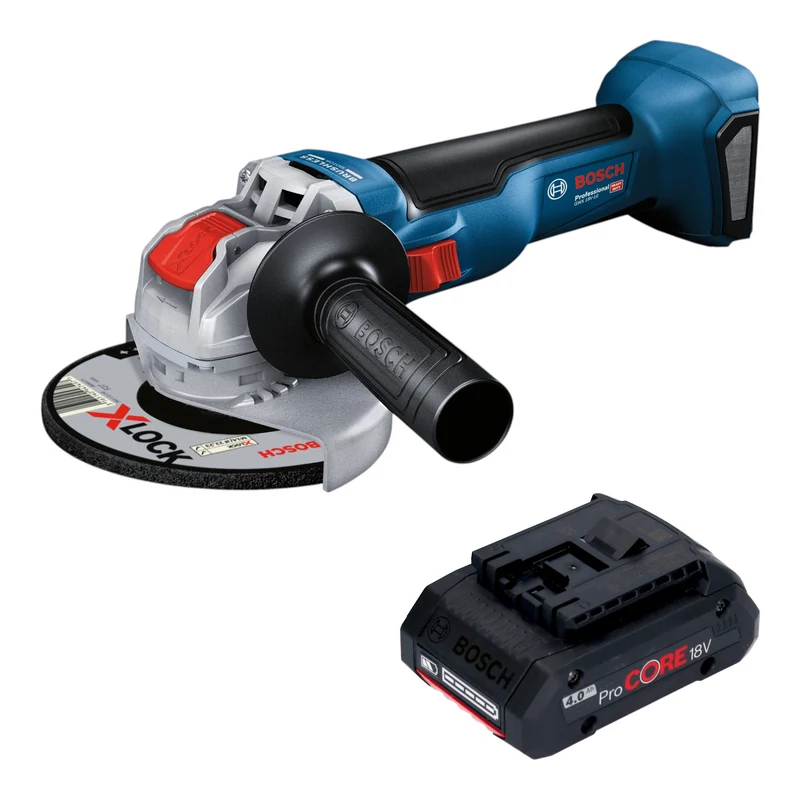 Bosch GWX 18V-10 Akku Winkelschleifer 18 V 125 mm Brushless + 1x ProCORE Akku 4,0 Ah - ohne Ladegerät