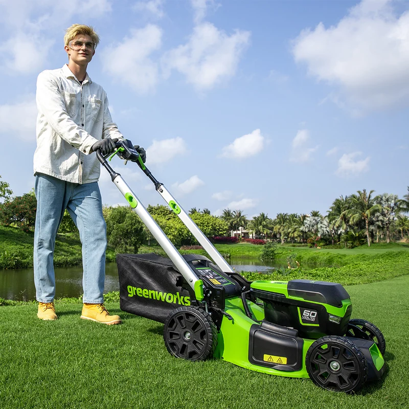 60V Rasenmäher 51cm mit Radantrieb - 4Ah Akku