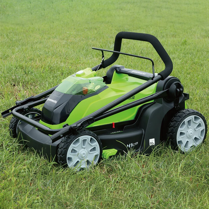 40V Rasenmäher 41cm + Rasentrimmer 30cm Set
