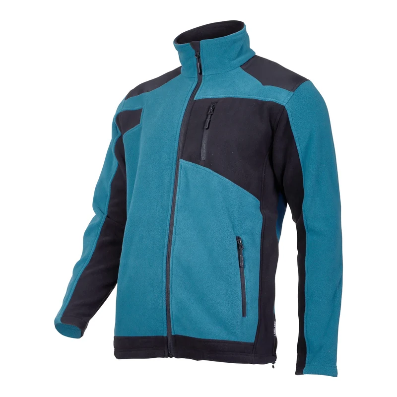 LAHTI PRO Fleecejacke mit Verstärkung Größe M ( L4011402 ) türkis schwarz