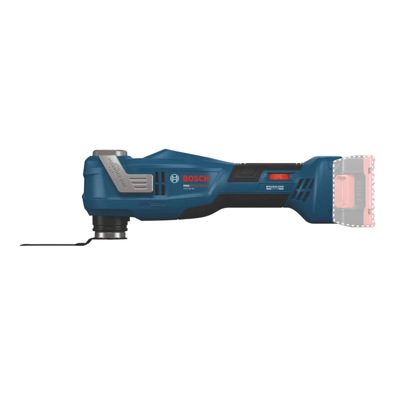 Bosch GOP 18V-30 Akku Multifunktionswerkzeug 18 V Starlock Plus Brushless + 2x Akku 5,0 Ah + Ladegerät + L-Boxx