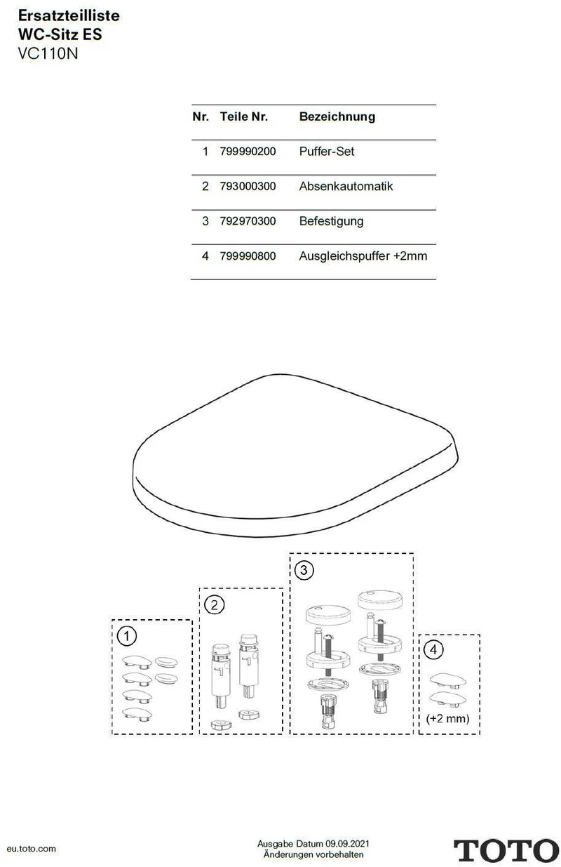 TOTO Softclose für WC-Sitz