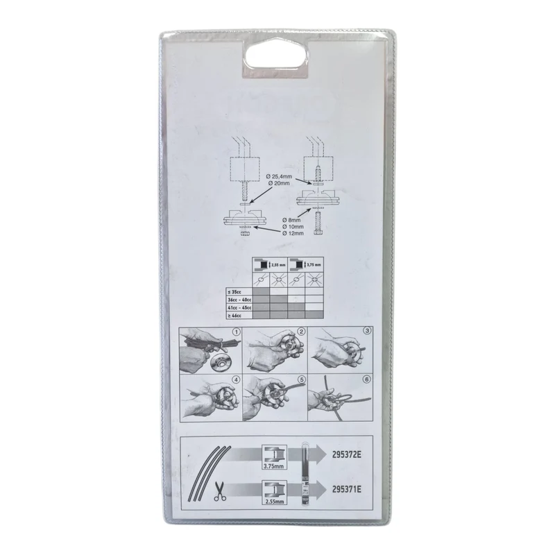 Oregon 110980 Aluminium Fadenkopf Set 2tlg. Nyliumfaden 42 cm 2,55 / 3,75 mm