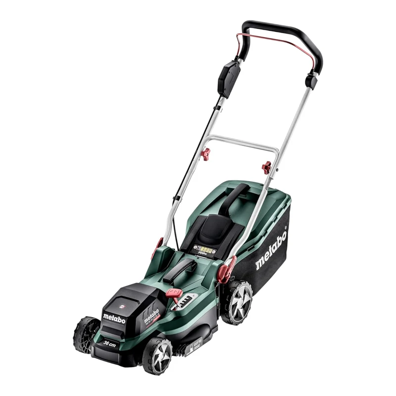 Metabo RM 36-18 LTX BL 36 Akku Rasenmäher 36 V ( 2x 18 V ) 36 cm ( 601716650 ) Brushless + 2x Akku 5,2 Ah + 2x Ladegerät