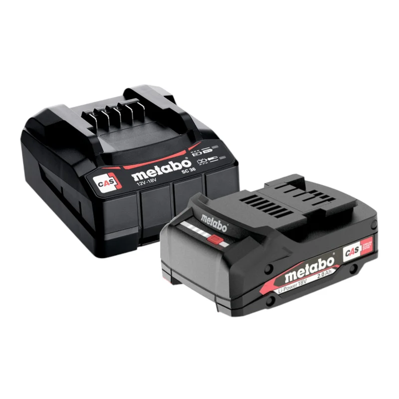 Metabo MS 18 LTX 15 Akku Gehölzsäge 15 cm 5 m/s ( 600856500 ) + 1x Akku 2,0 Ah + Ladegerät + Tasche