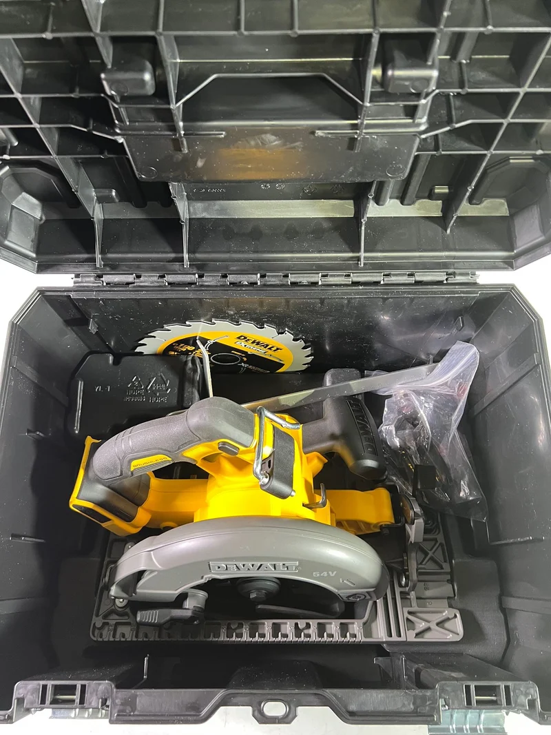 DeWalt DCS 579 NT Akku Handkreissäge 54 V FlexVolt 190 mm Brushless + TSTAK - ohne Akku, ohne Ladegerät - Reparaturgerät