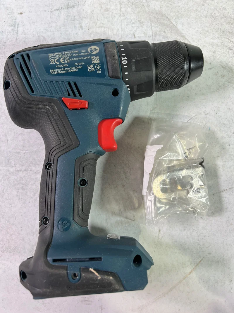 Bosch GSB 18V-55 Professional Akku Schlagbohrschrauber 18 V 55 Nm Brushless + Koffer - ohne Akku, ohne Ladegerät - Gebraucht