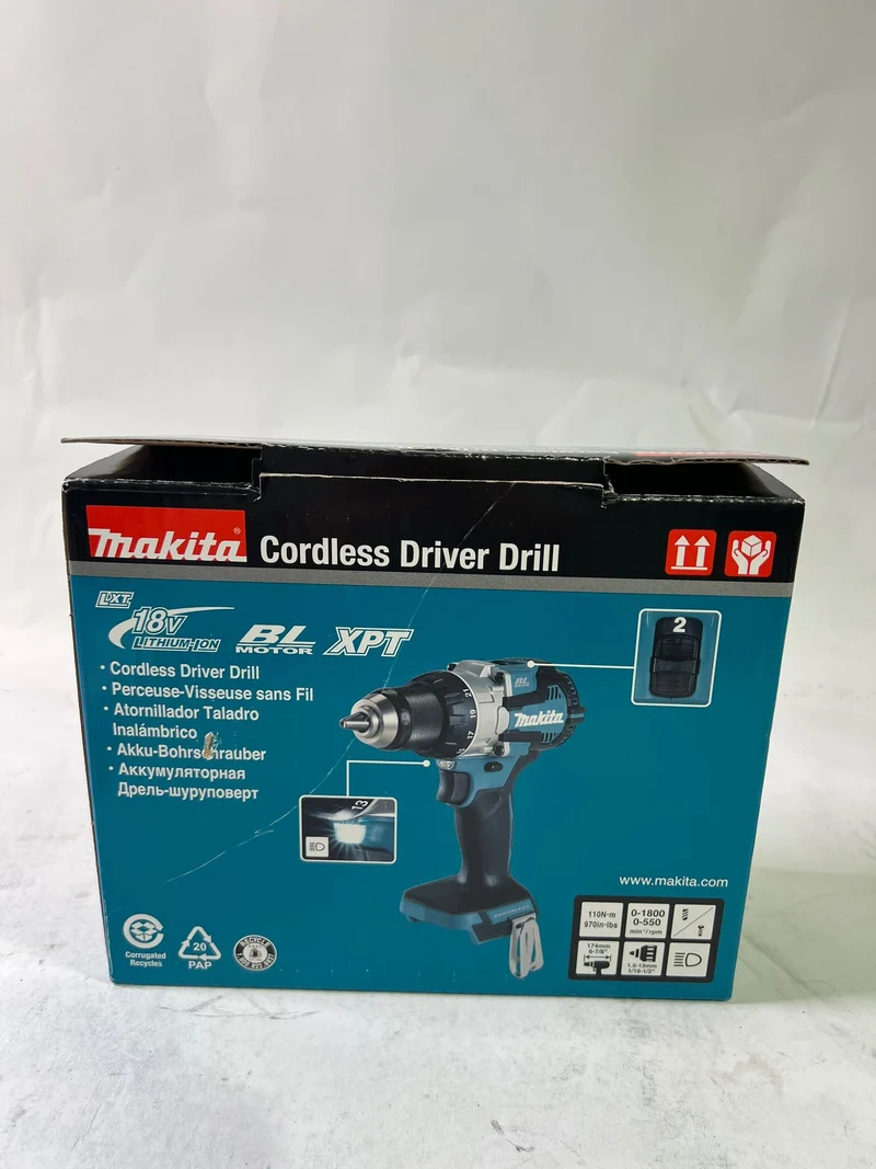 Makita DDF 489 Z Akku Bohrschrauber 18 V 73 Nm Brushless Solo - ohne Akku, ohne Ladegerät - Gebraucht