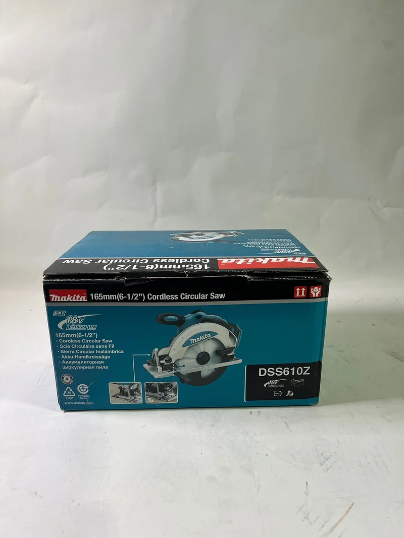 Makita DHS 680 Z Akku Handkreissäge 18 V 165 mm Brushless Solo - ohne Akku, ohne Ladegerät - Gebraucht