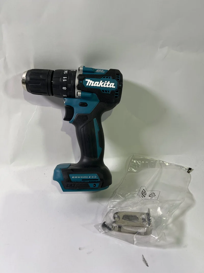 Makita DHP 487 Z Akku Schlagbohrschrauber 18 V 40 Nm Brushless Solo - ohne Akku, ohne Ladegerät - Leicht Gebraucht