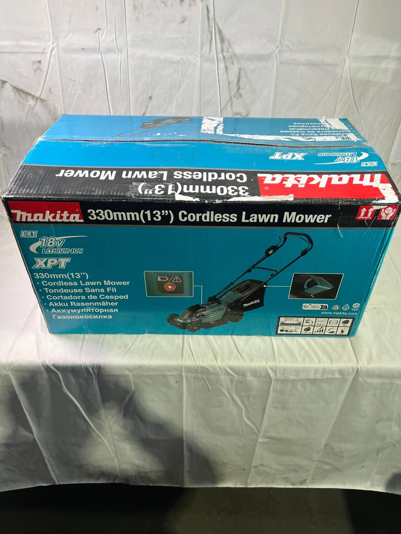 Makita DLM 330 Z Akku Rasenmäher 18 V 33 cm 30 l Solo - ohne Akku, ohne Ladegerät - Reparaturgerät