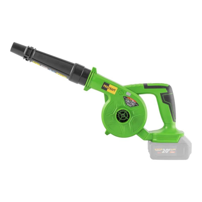 Procraft PB22bb Akku Laubbläser 20 V + 2x Akku 4,0 Ah + Ladegerät
