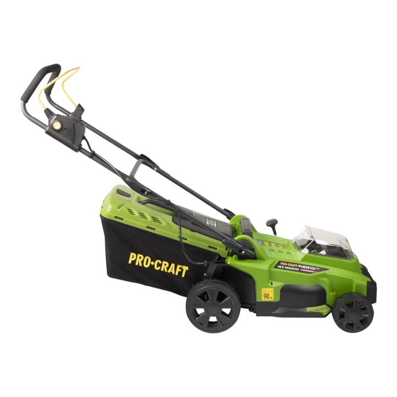 Procraft PLM20bb Akku Rasenmäher 40 V ( 2x 20 V ) 370 mm Brushless + 2x Akku 4,0 Ah - ohne Ladegerät