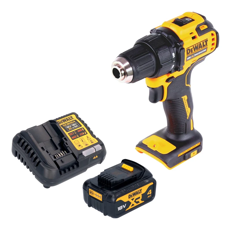DeWalt DCD 708 M1 Akku Bohrschrauber 18 V 65 Nm Brushless + 1x Akku 4,0 Ah + Ladegerät