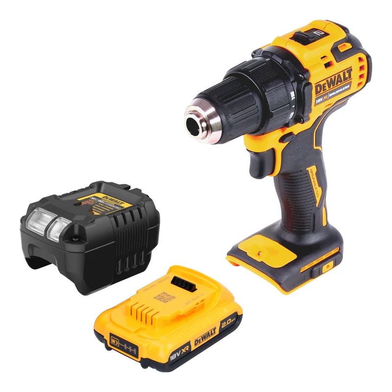 DeWalt DCD 708 D1 Akku Bohrschrauber 18 V 65 Nm Brushless + 1x Akku 2,0 Ah + Ladegerät