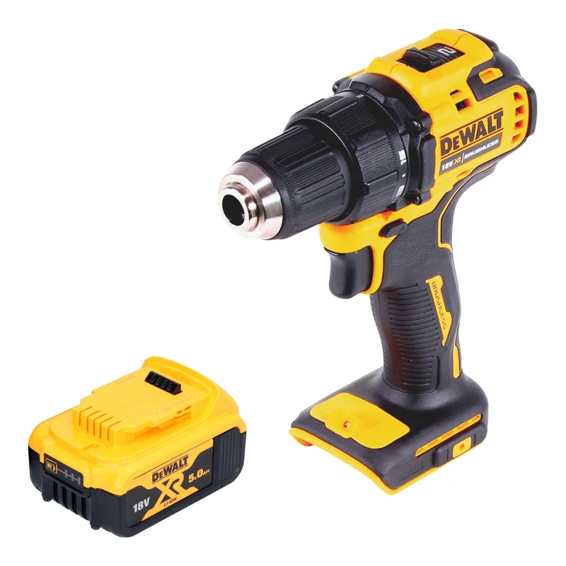 DeWalt DCD 708 N Akku Bohrschrauber 18 V 65 Nm Brushless + 1x Akku 5,0 Ah - ohne Ladegerät