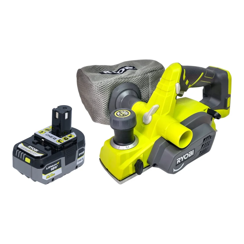 Ryobi R18PL-0 Akku Hobel 18 V 82 mm + 1x Akku 5,0 Ah - ohne Ladegerät