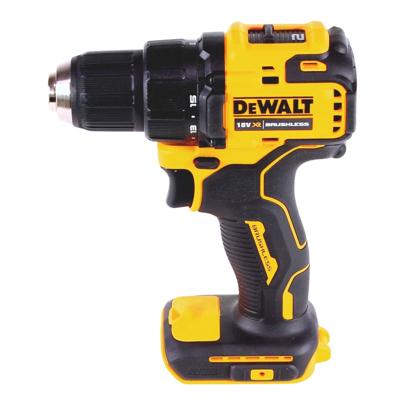 DeWalt DCD 708 H2 Akku Bohrschrauber 18 V 65 Nm Brushless + 2x Powerstack Akku 5,0 Ah + Ladegerät