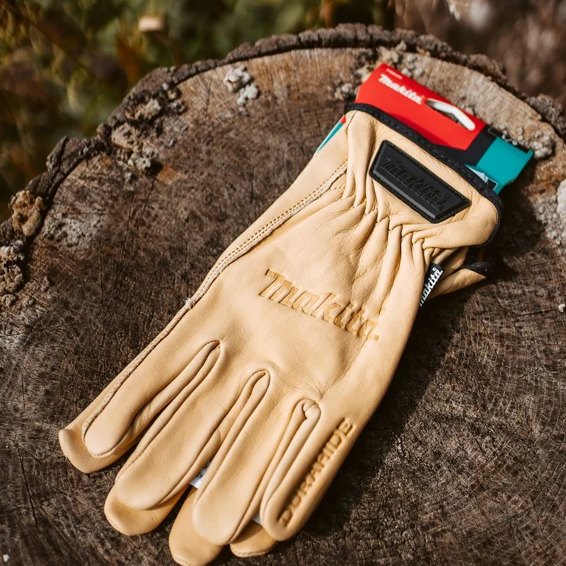 Work Gloves Makita P-84632 Cow Driver Leather Size L