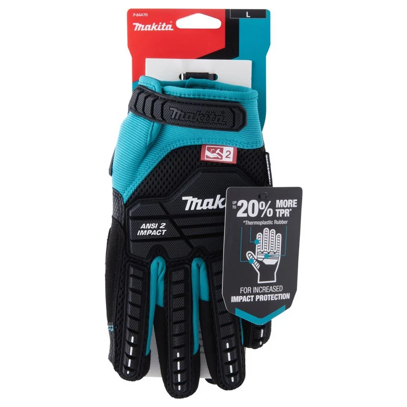 Gloves Makita P-84470 Shockproof Demolition Size L