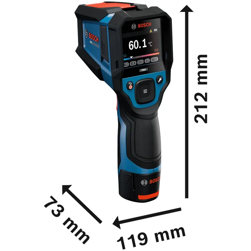 Thermal Detector Bosch Professional GIS12V-800-16 12V