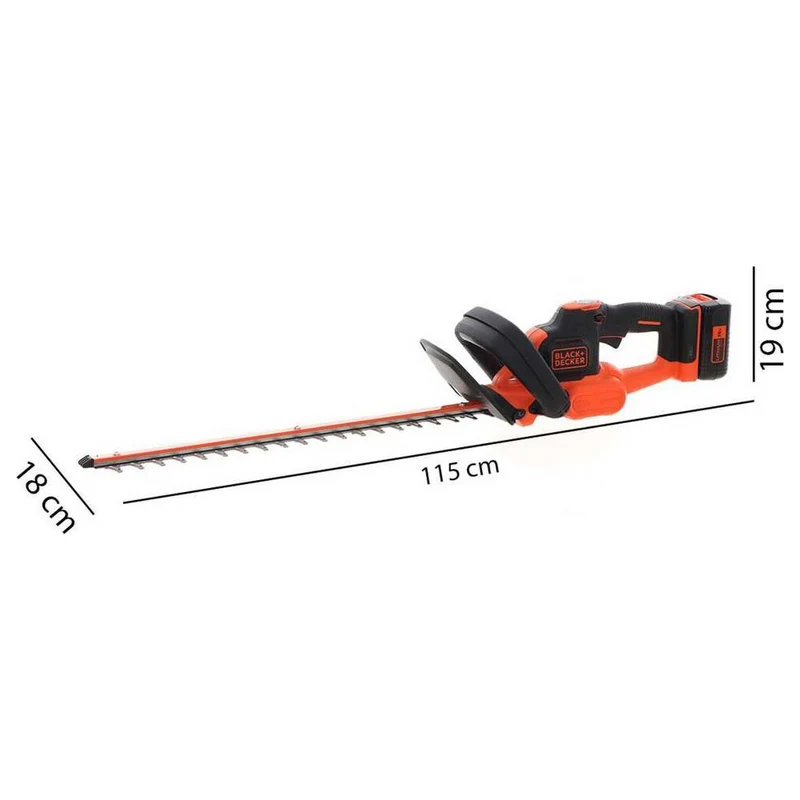 Hedge trimmer Black+Decker GTC18504PC-QW 18V 4Ah