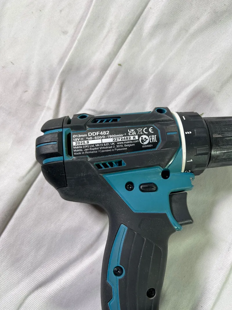 Makita DDF 482 Z Akku Bohrschrauber 18 V 62 Nm Solo - ohne Akku, ohne Ladegerät - Reparaturgerät