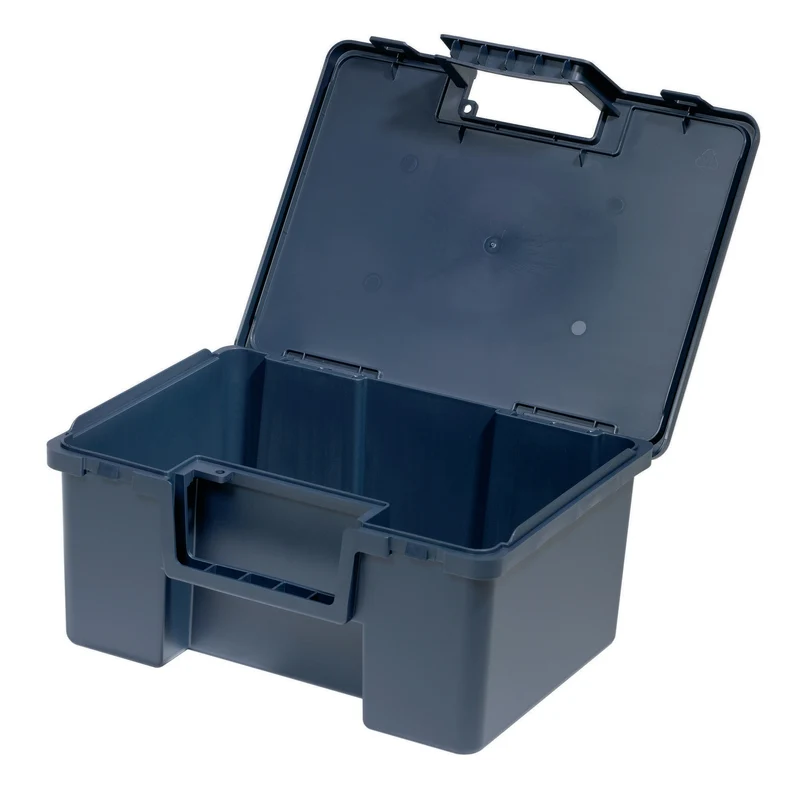 RAACO Transportkoffer Solid 1 275x175x125 mm mit integriertem Griff und Vorhängeschloss-Ösen