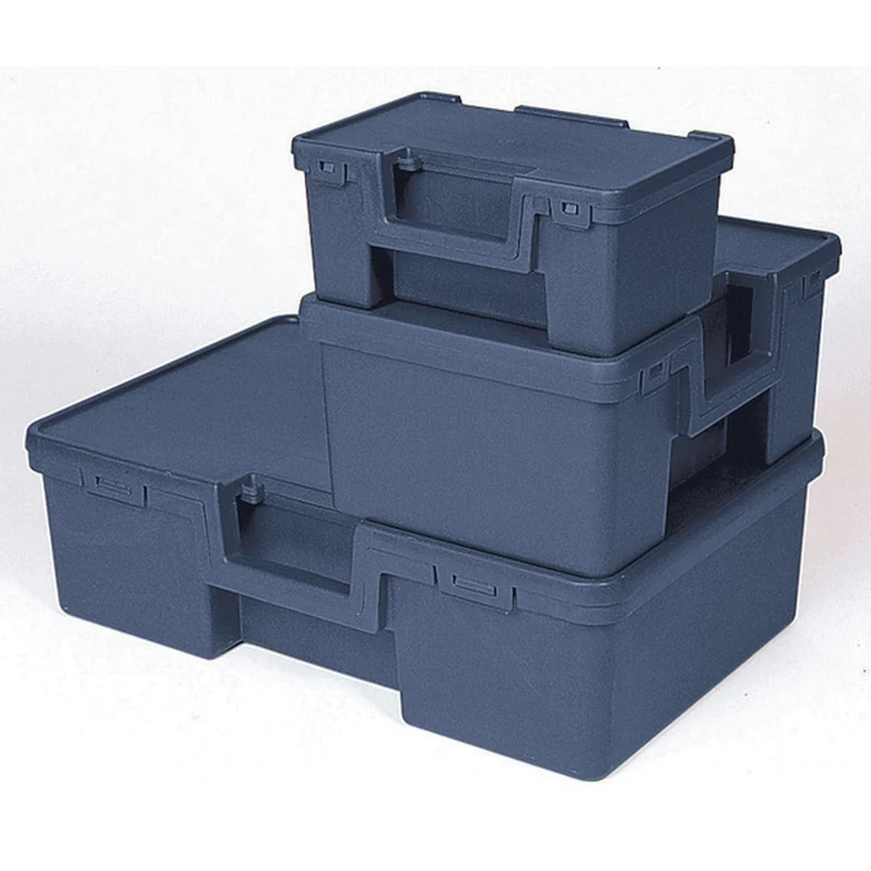 RAACO Transportkoffer Solid 1 275x175x125 mm mit integriertem Griff und Vorhängeschloss-Ösen