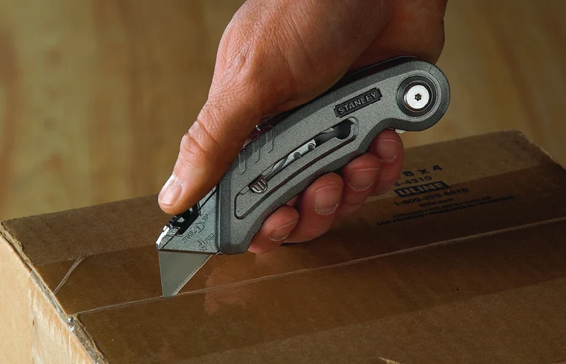 STANLEY Sportmesser Quickslide™ II 120 mm mit Sport- und Trapezklinge