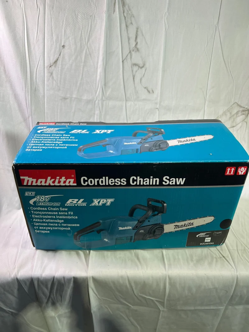 Makita DUC 357 ZX2 Akku Kettensäge 18 V 35 cm Brushless Solo - ohne Akku, ohne Ladegerät - Reparaturgerät