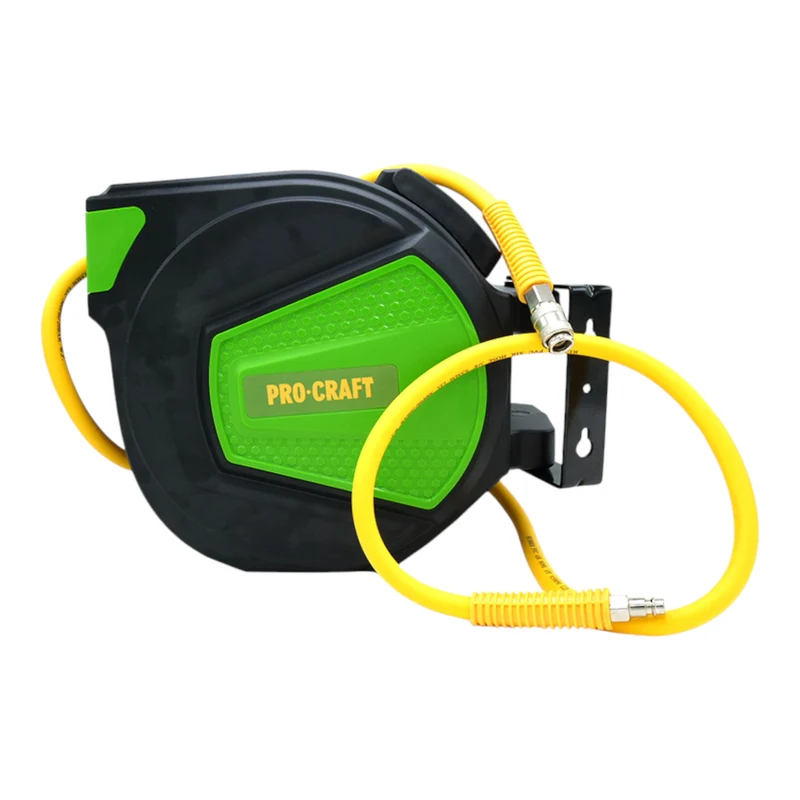 Procraft HK10 Druckluft Schlauchaufroller 10 bar Automatik 10 m Schlauchlänge