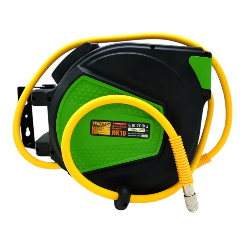 Procraft HK10 Druckluft Schlauchaufroller 10 bar Automatik 10 m Schlauchlänge