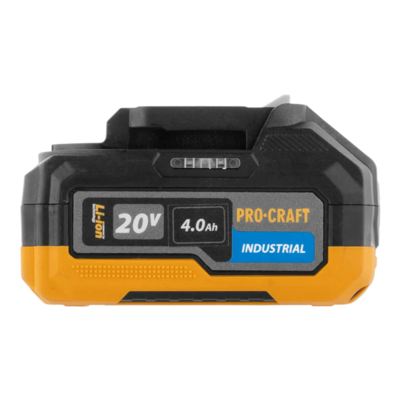 Procraft 20/4 Industrial Akku 20 V 4,0 Ah / 4000 mAh Li-ion mit Ladestandsanzeige
