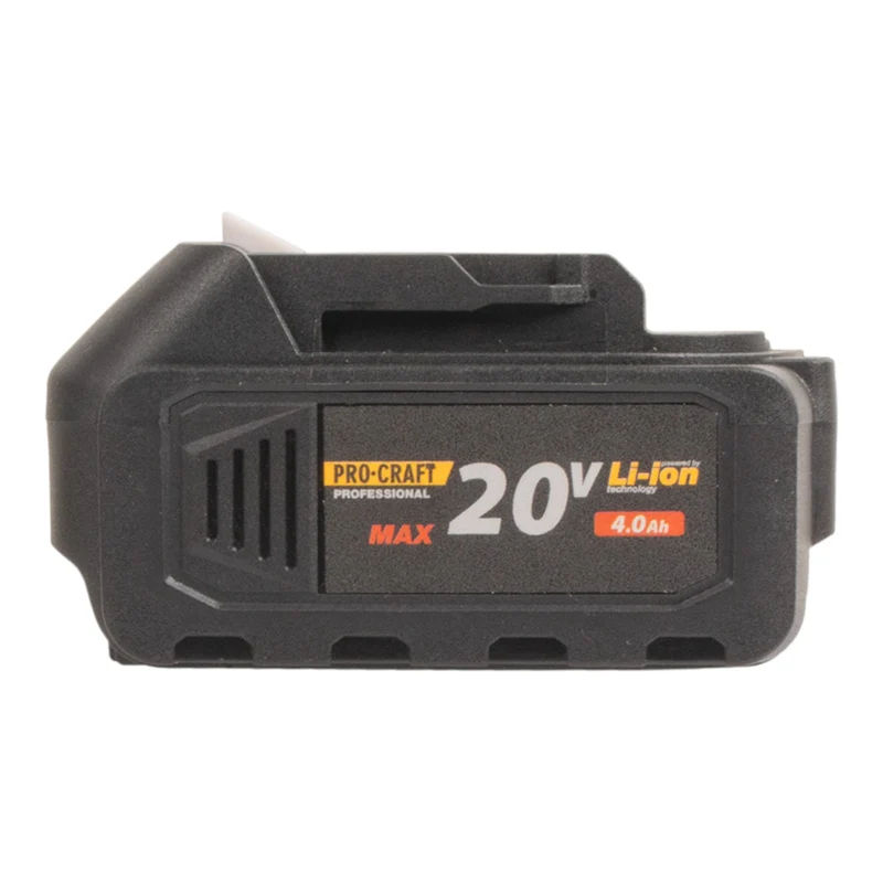 Procraft Starter Set 20 V 20/4A Schnell Ladegerät + 2x 20/4 Akku 4,0 Ah
