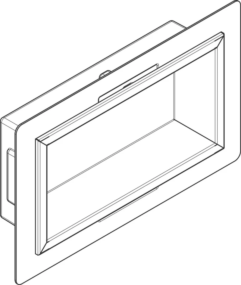 Wandnische XtraStoris Original mit Rahmen HANSGROHE