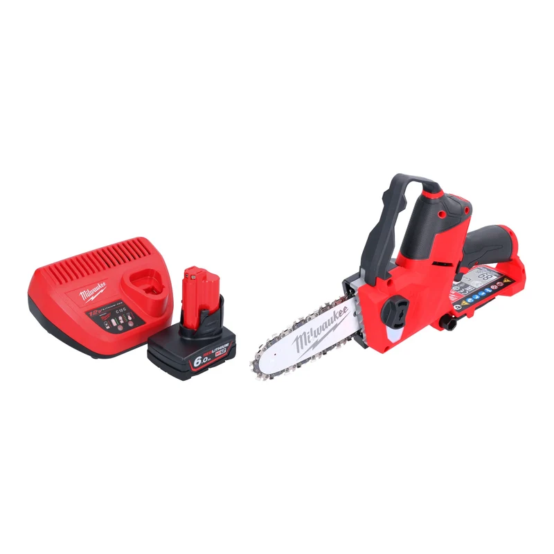 Milwaukee M12 FHS-601 Akku Astsäge 12 V 15 cm Brushless + 1x Akku 6,0 Ah + Ladegerät