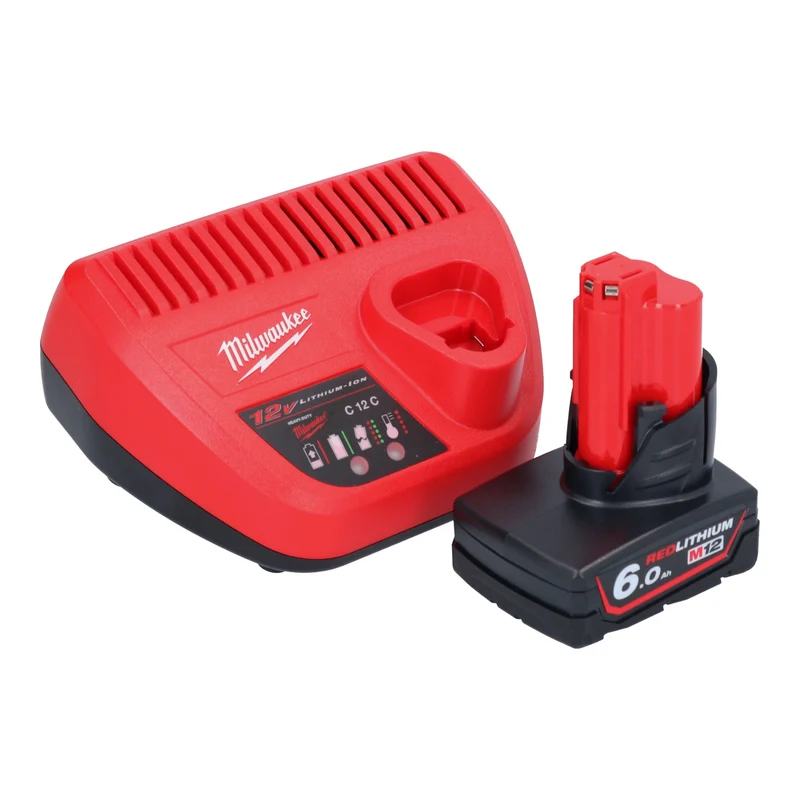 Milwaukee M12 FHS-601 Akku Astsäge 12 V 15 cm Brushless + 1x Akku 6,0 Ah + Ladegerät