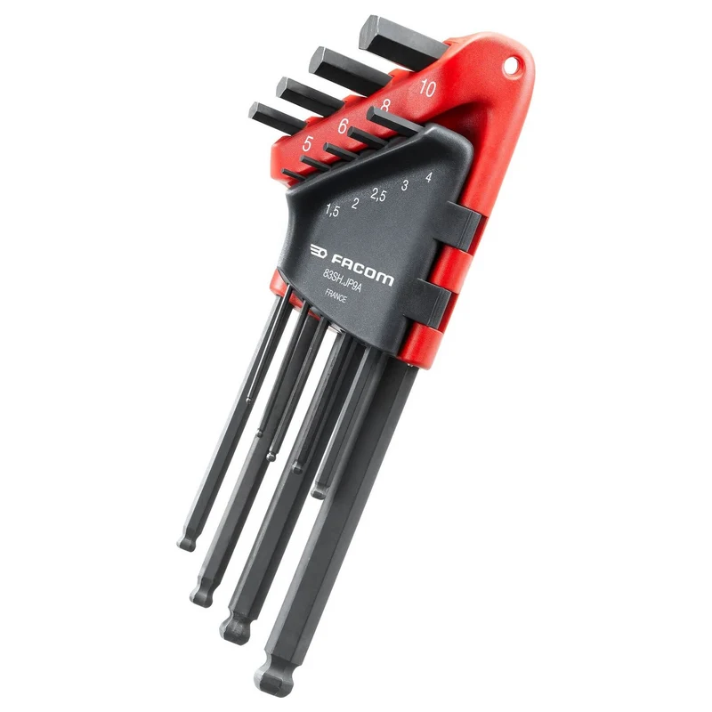 Facom 83SH.JP9A 9-Piece Extra Long Hex Key Set