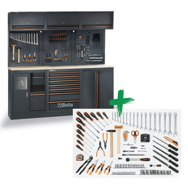 Workshop furniture Beta 2.0 AW with 157 Free Tools
