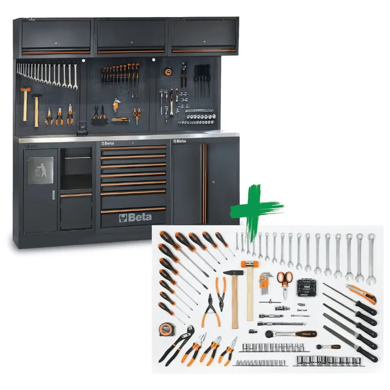Workshop furniture Beta 2.0 AX with 157 Free Tools
