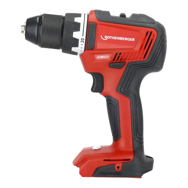 Rothenberger RO DD55 Akku Bohrschrauber 18 V 55 Nm Brushless AMPShare + 1x Akku 4,0 Ah + Ladegerät