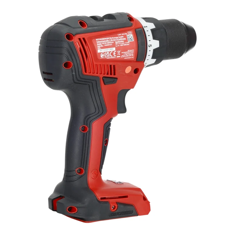 Rothenberger RO DD55 Akku Bohrschrauber 18 V 55 Nm Brushless AMPShare + 2x Akku 5,0 Ah + Ladegerät