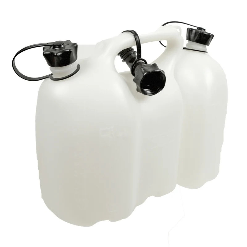 Oregon Kombikanister 6 + 3 l weiß transparent für Kraftstoff und Kettenöl ( 562406 )