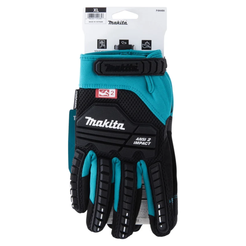 Makita Arbeitshandschuhe ( P-84486 ) Gr. XL (10) verstärkt für feinfühlige bis grobe Montage- und Mechanikertätigkeiten